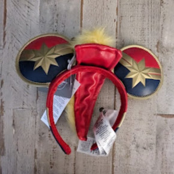 Disney Parks Captain Marvel Mickey ears brand new - Picture 1 of 8